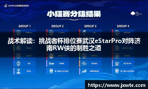 战术解读：挑战者杯排位赛武汉eStarPro对阵济南RW侠的制胜之道